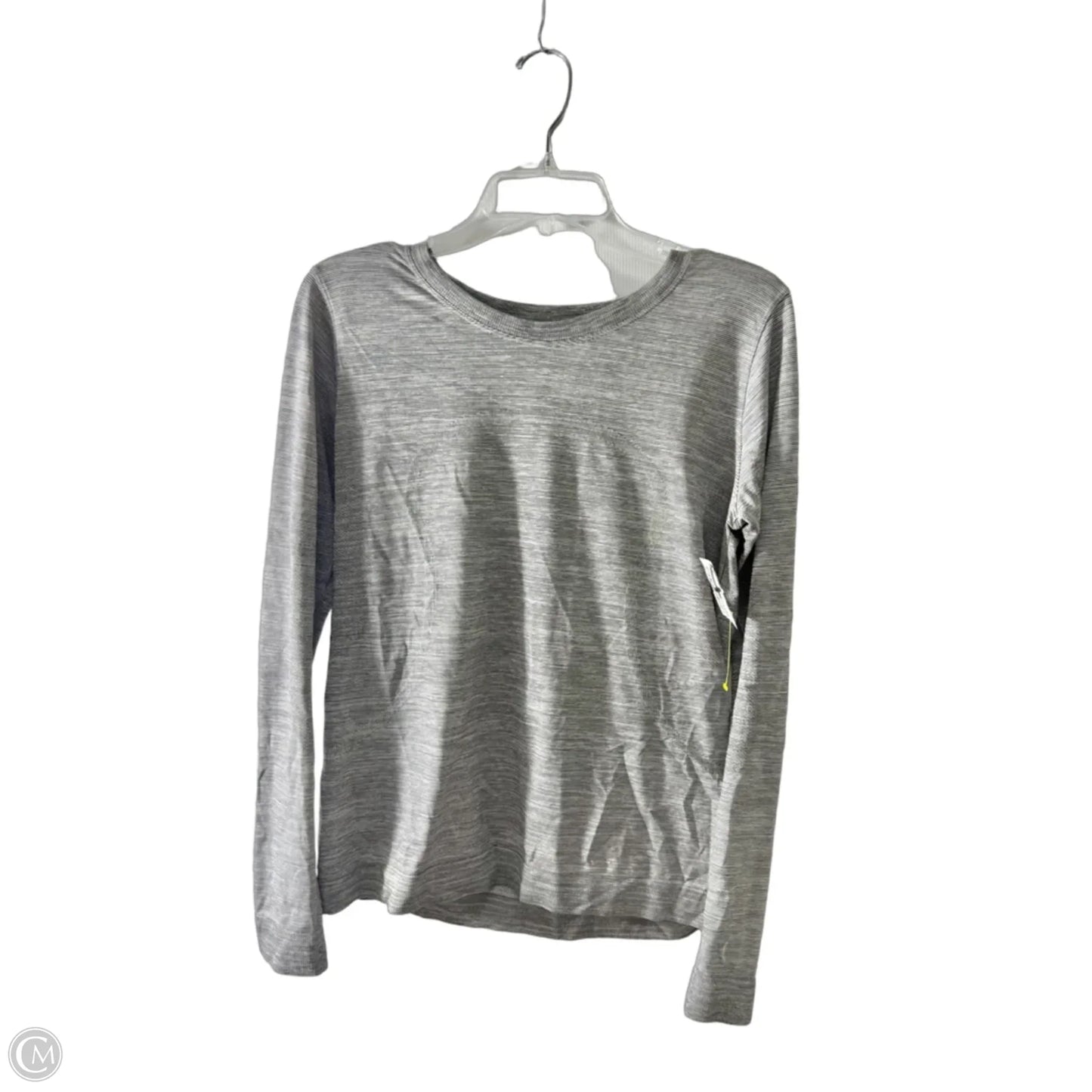 Athletic Top Long Sleeve Crewneck By Lululemon In Striped Pattern, Size: 8