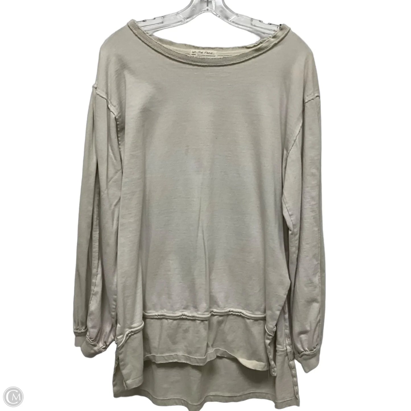 Top Long Sleeve By We The Free In Beige, Size: M