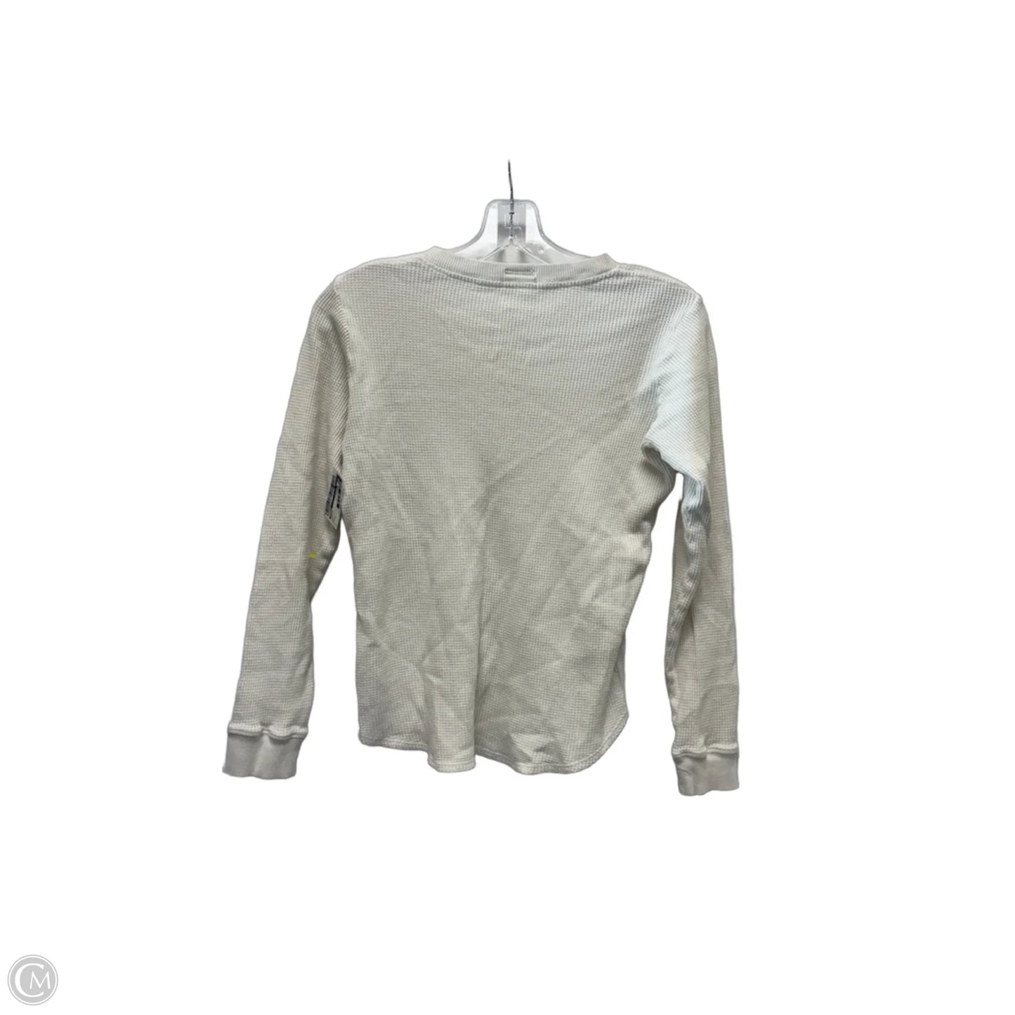 Top Long Sleeve By Mother In White, Size: S