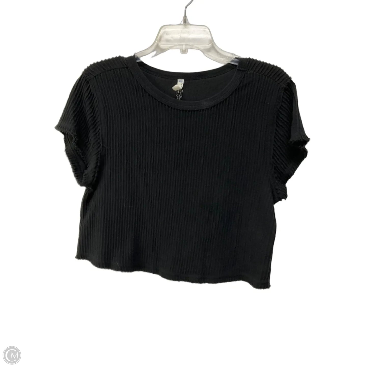 Athletic Top Short Sleeve By Free People In Black, Size: S