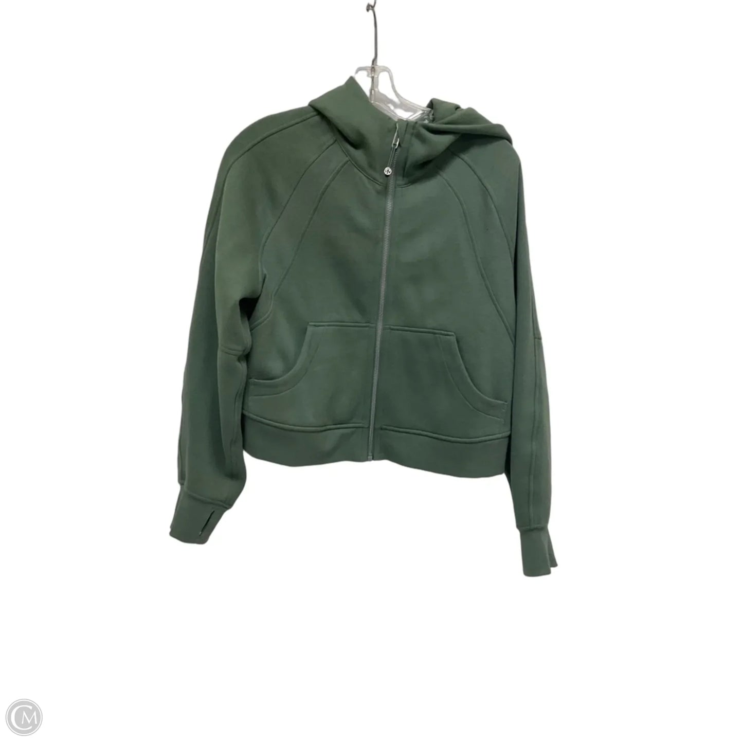 Athletic Jacket By Lululemon In Green, Size: Xs