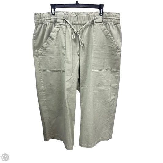 Pants Wide Leg By Ava & Viv In Green, Size: Xxl