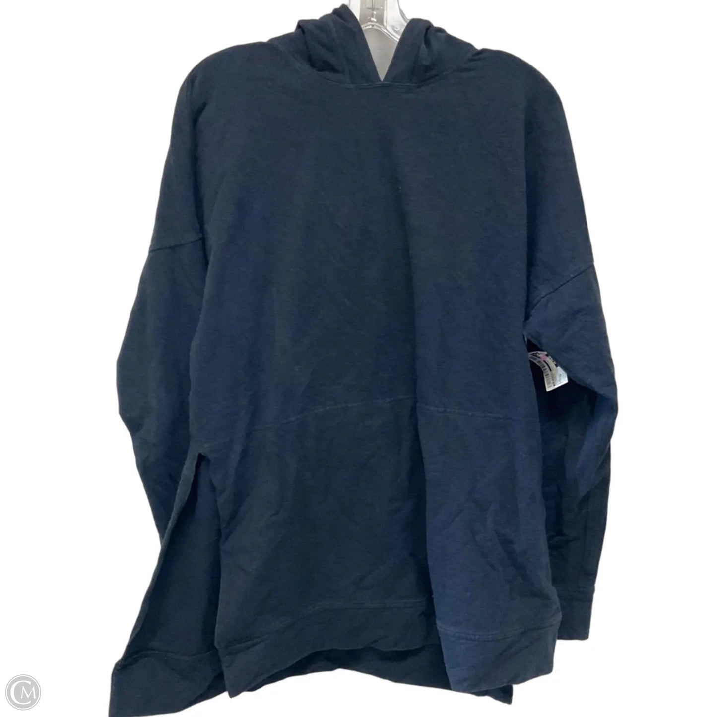 Athletic Sweatshirt Hoodie By Lululemon In Navy, Size: 12