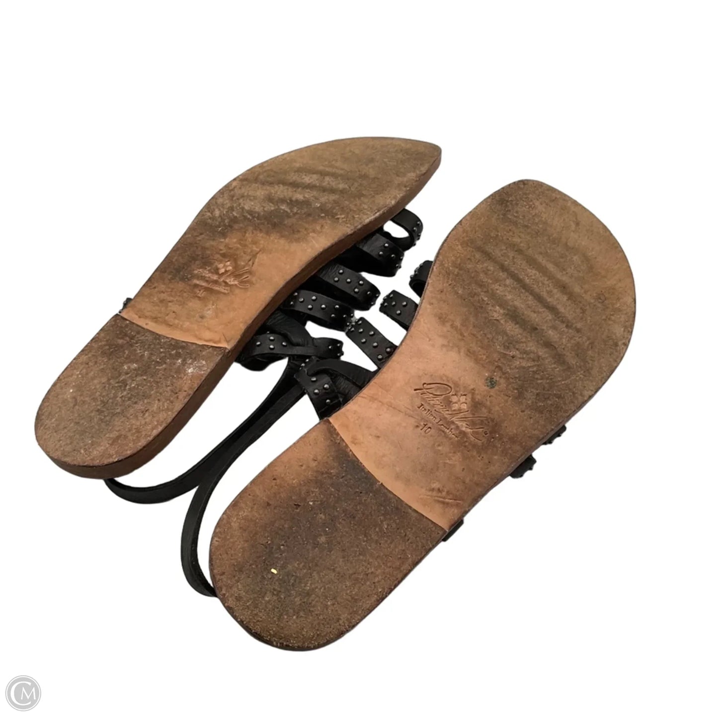 Sandals Designer By Patricia Nash In Black, Size: 10