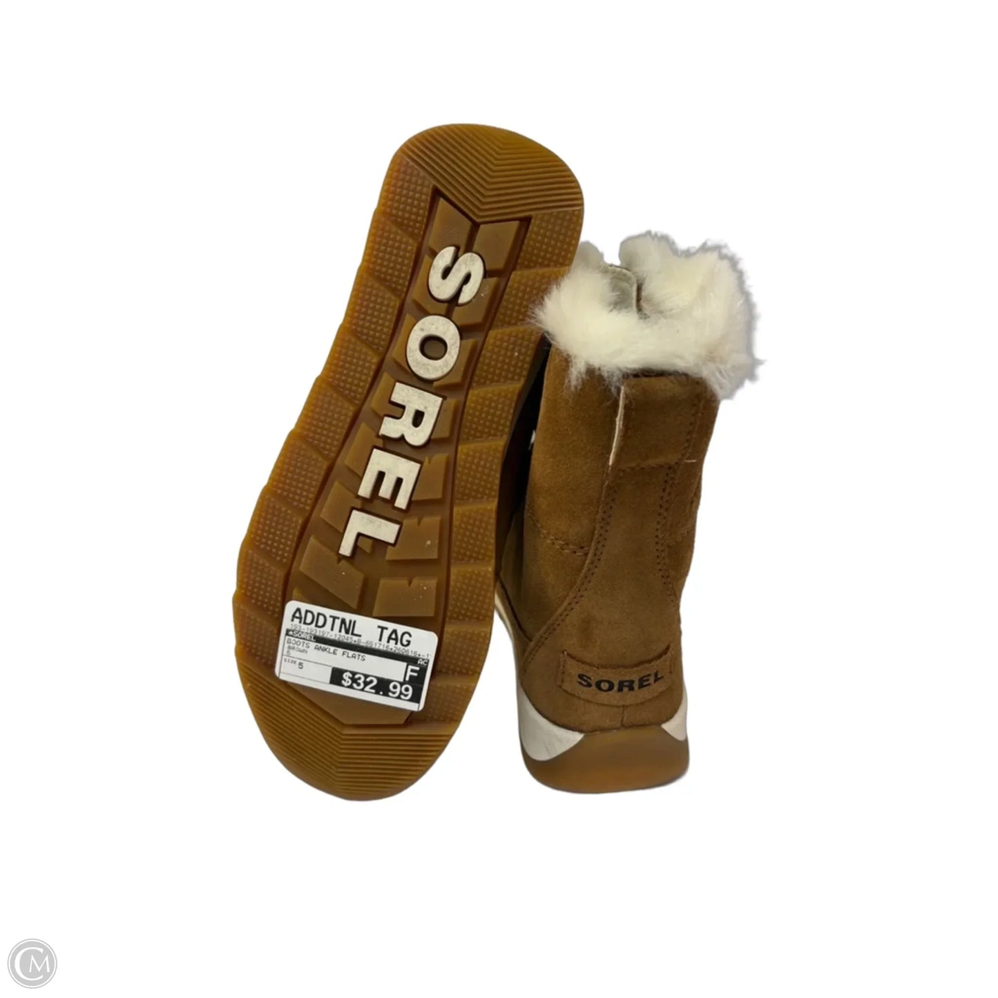 Boots Ankle Flats By Sorel In Brown, Size: 5