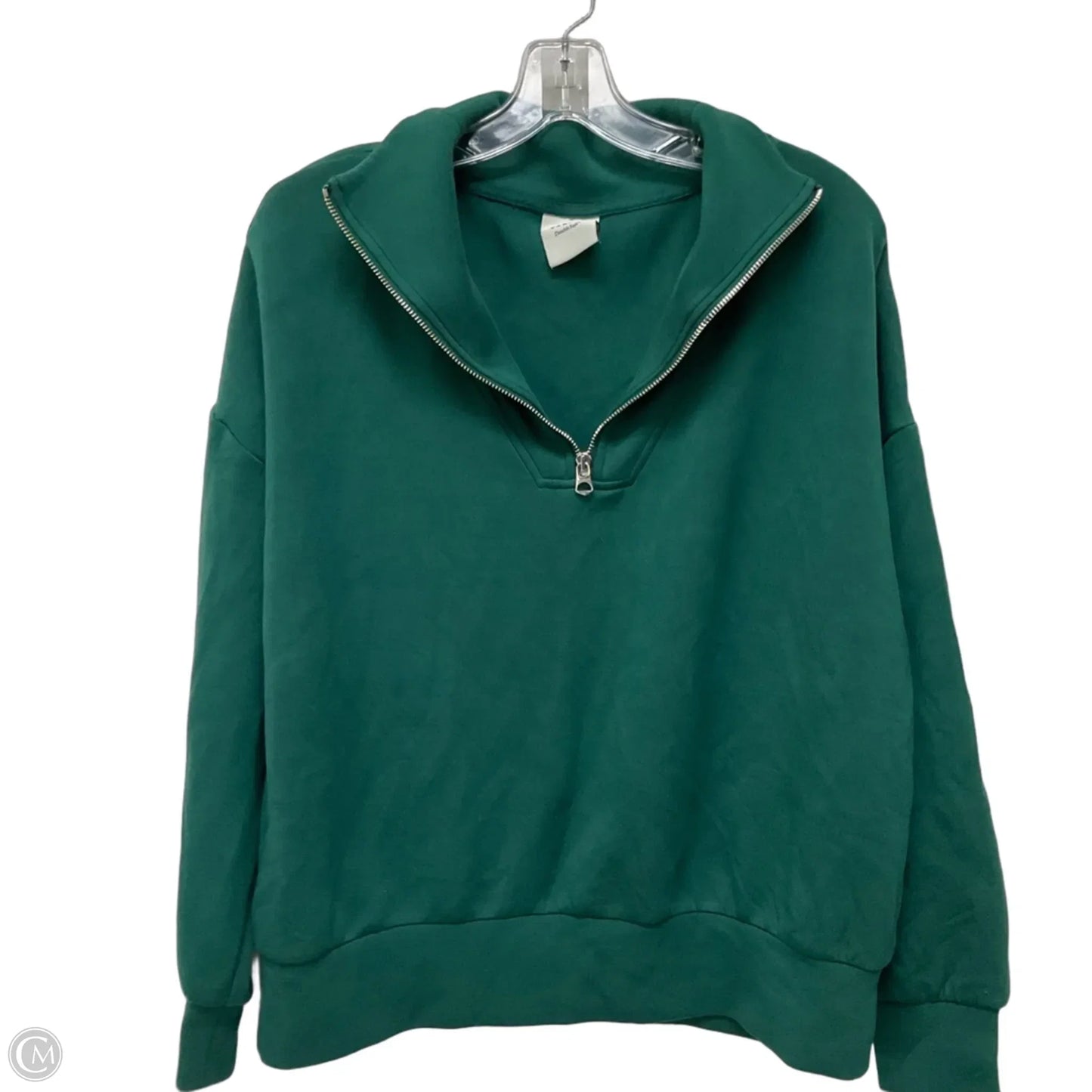 Athletic Sweatshirt Collar By Varley In Green, Size: M