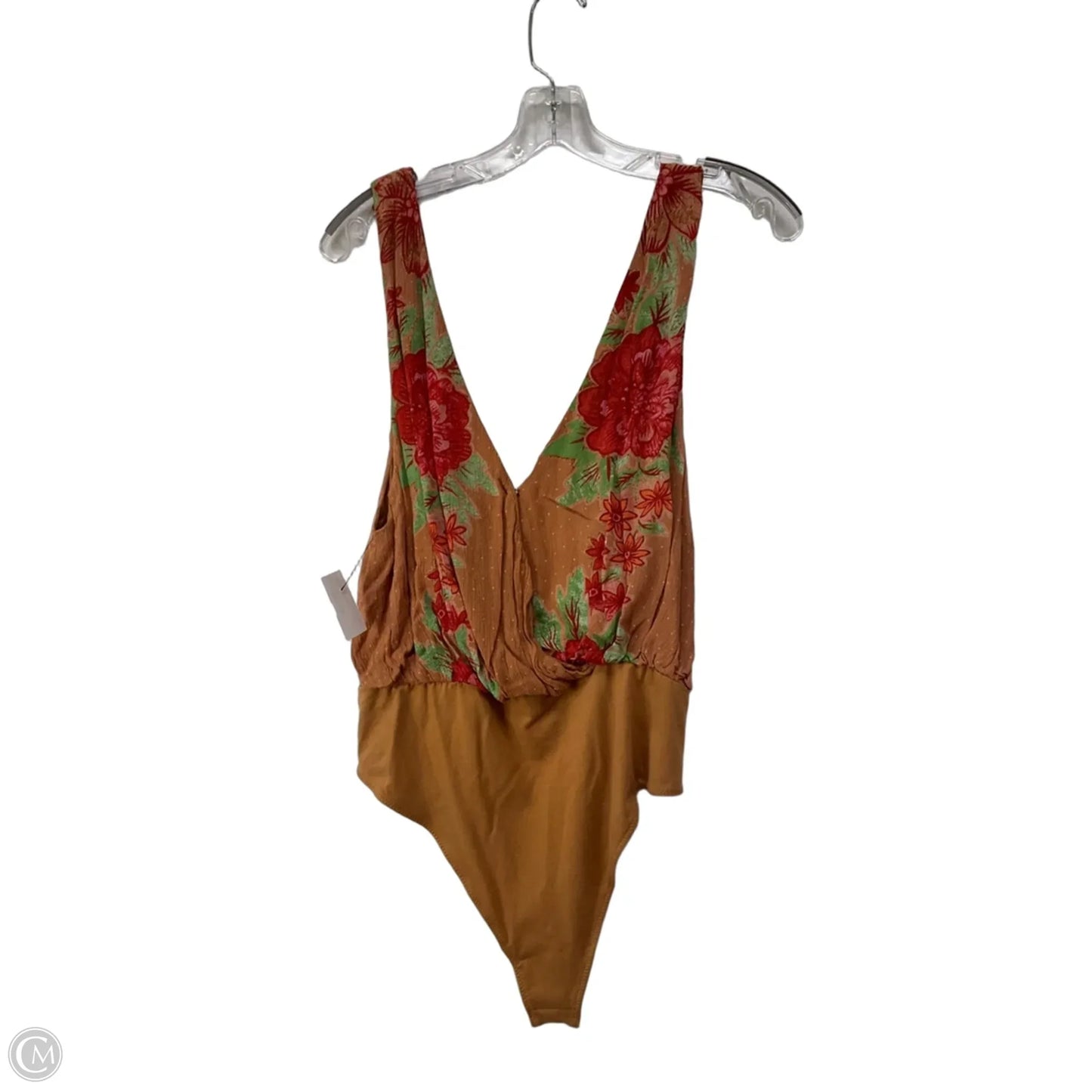 Bodysuit By Free People In Orange, Size: L