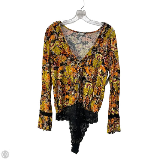 Bodysuit By Free People In Multi-colored, Size: L