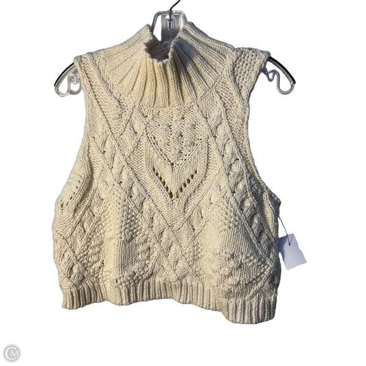 Vest Sweater By Free People In Cream, Size: M