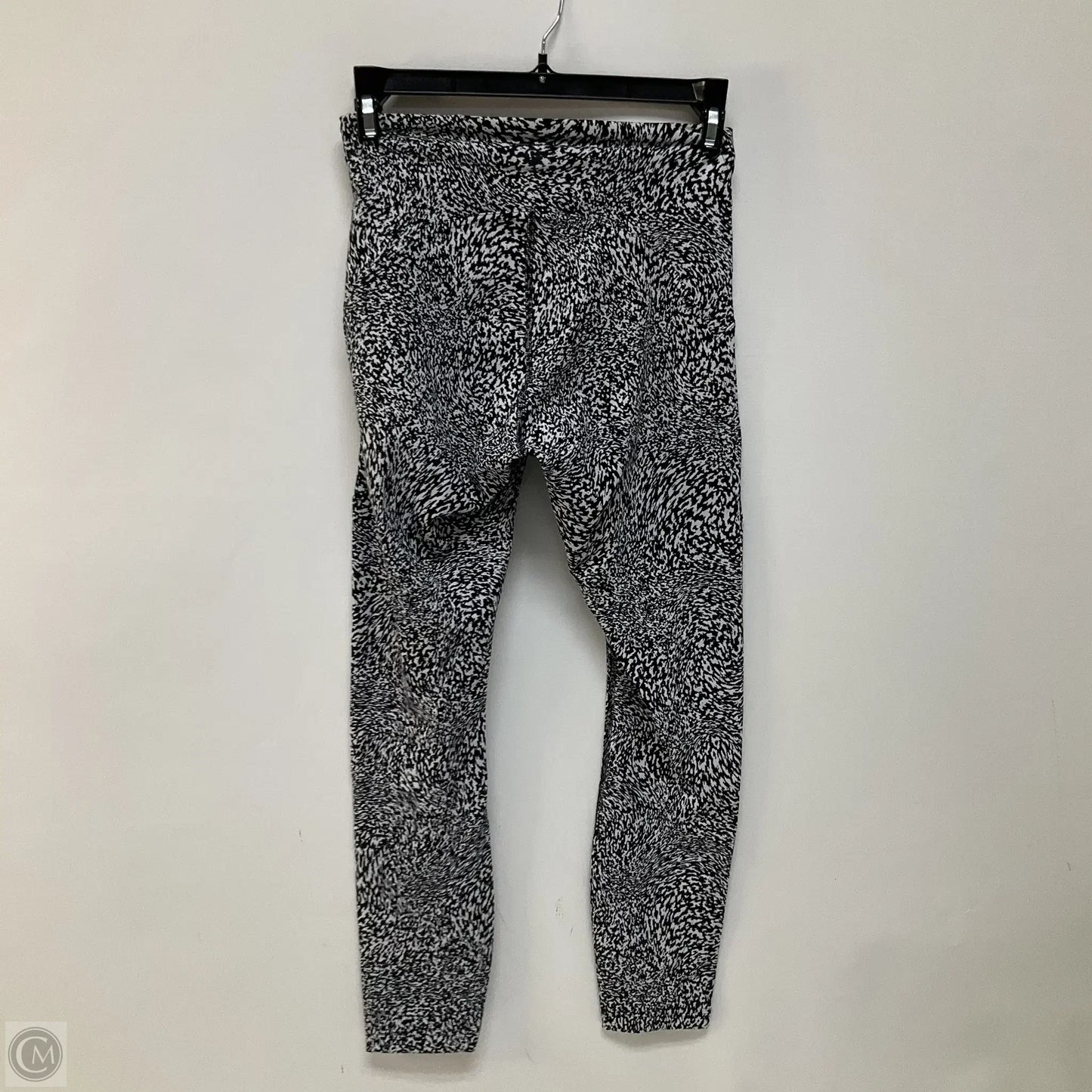 Athletic Leggings By Lululemon In Black & White, Size: 4