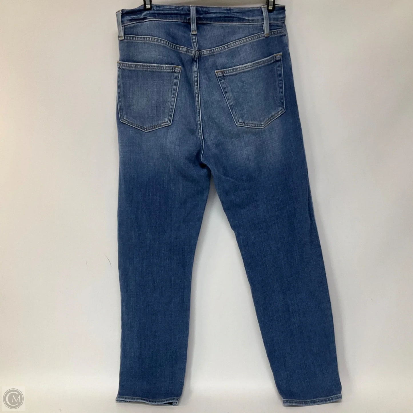 Jeans Skinny By Frame In Blue Denim, Size: 4