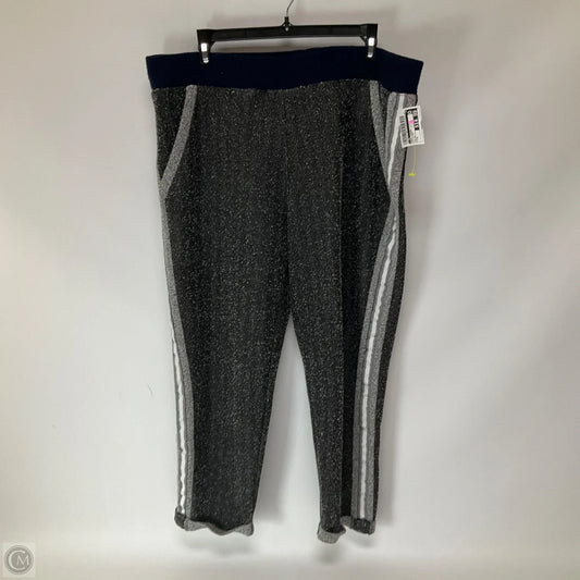 Pants Lounge By Cmb In Blue & Grey, Size: M