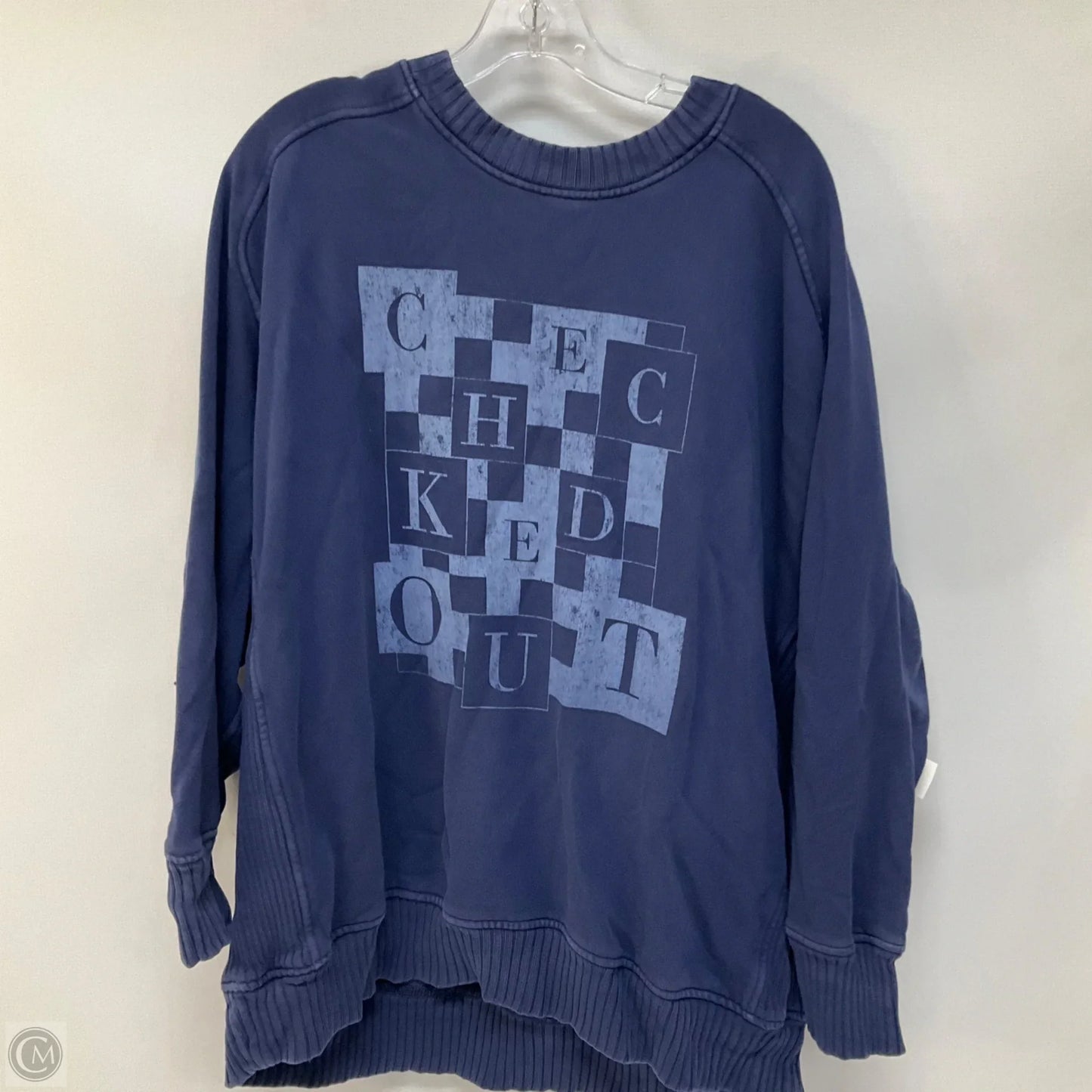 Sweatshirt Crewneck By Aerie In Blue, Size: Xl