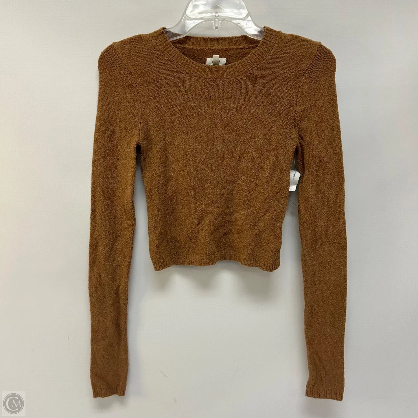 Top Long Sleeve By Aerie In Brown, Size: Xs