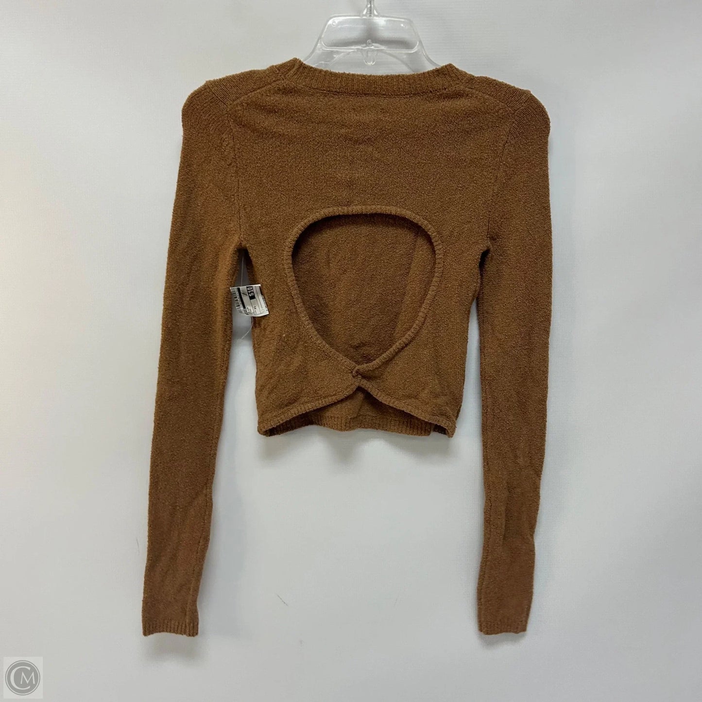 Top Long Sleeve By Aerie In Brown, Size: Xs