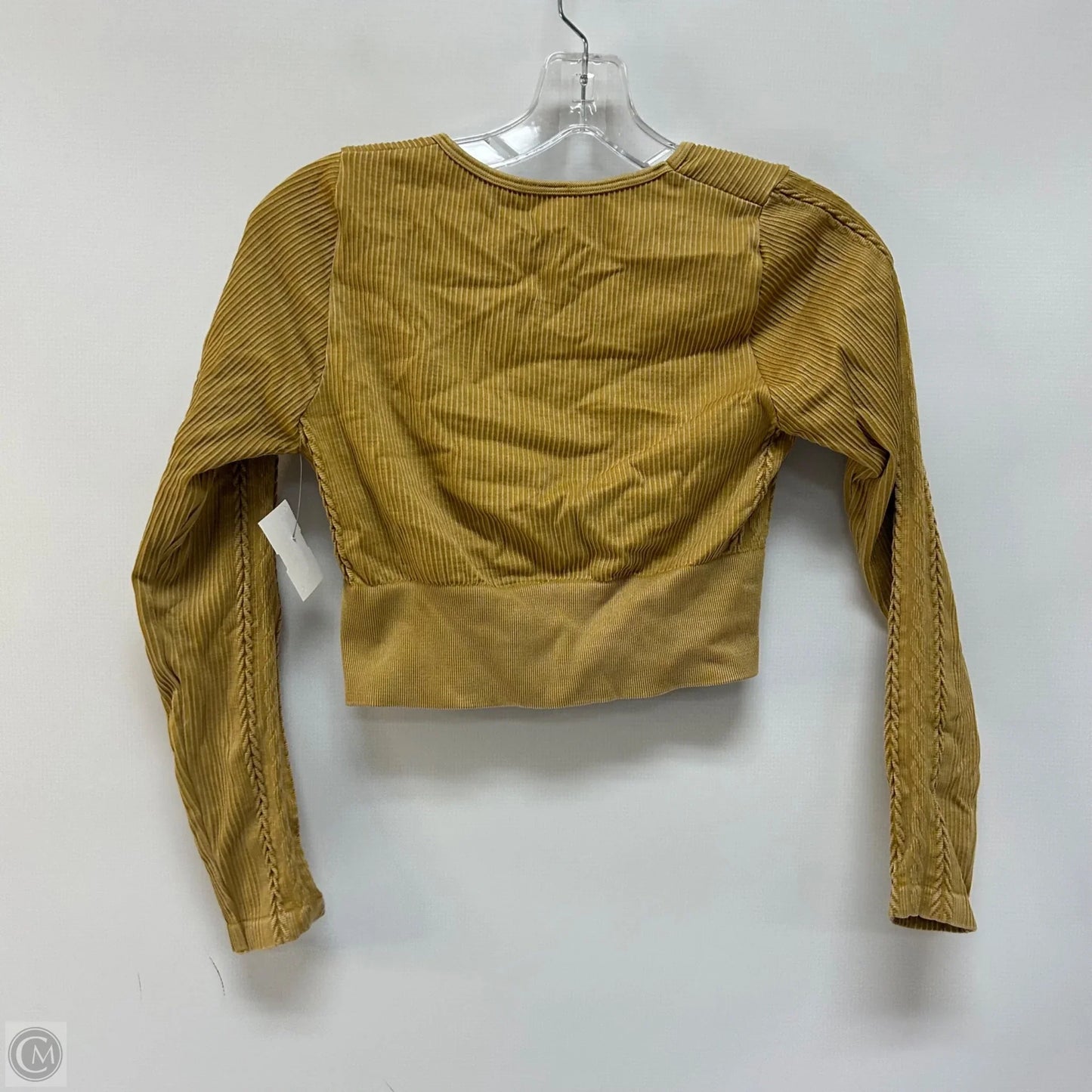 Athletic Top Long Sleeve Crewneck By Aerie In Orange, Size: M