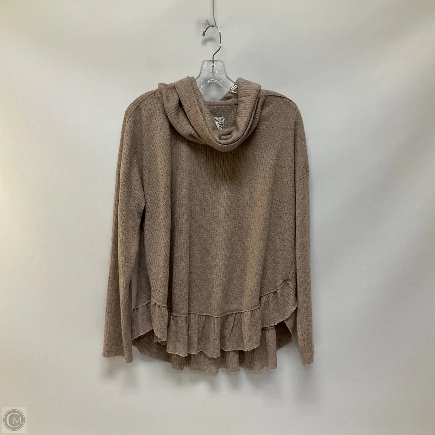 Top Long Sleeve By Maeve In Brown, Size: M