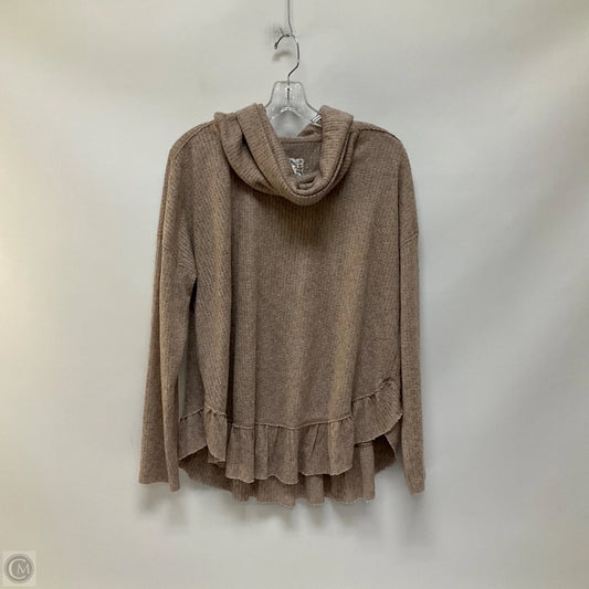 Top Long Sleeve By Maeve In Brown, Size: M
