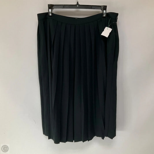 Skirt Midi By Anthropologie In Black, Size: 10