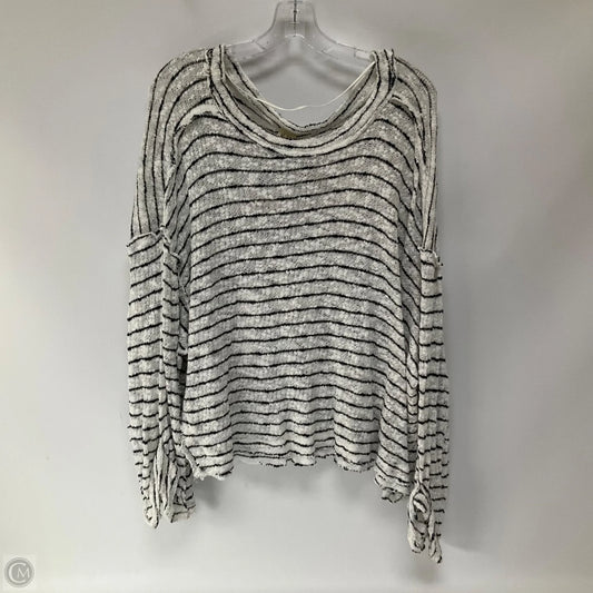 Top Long Sleeve By We The Free In Striped Pattern, Size: M