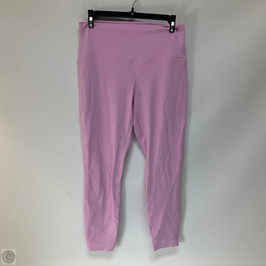 Athletic Leggings By Lululemon In Pink, Size: 10