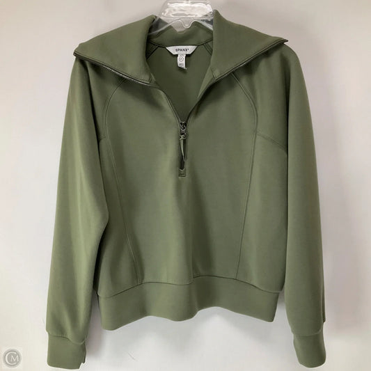 Sweatshirt Collar By Spanx In Green, Size: S
