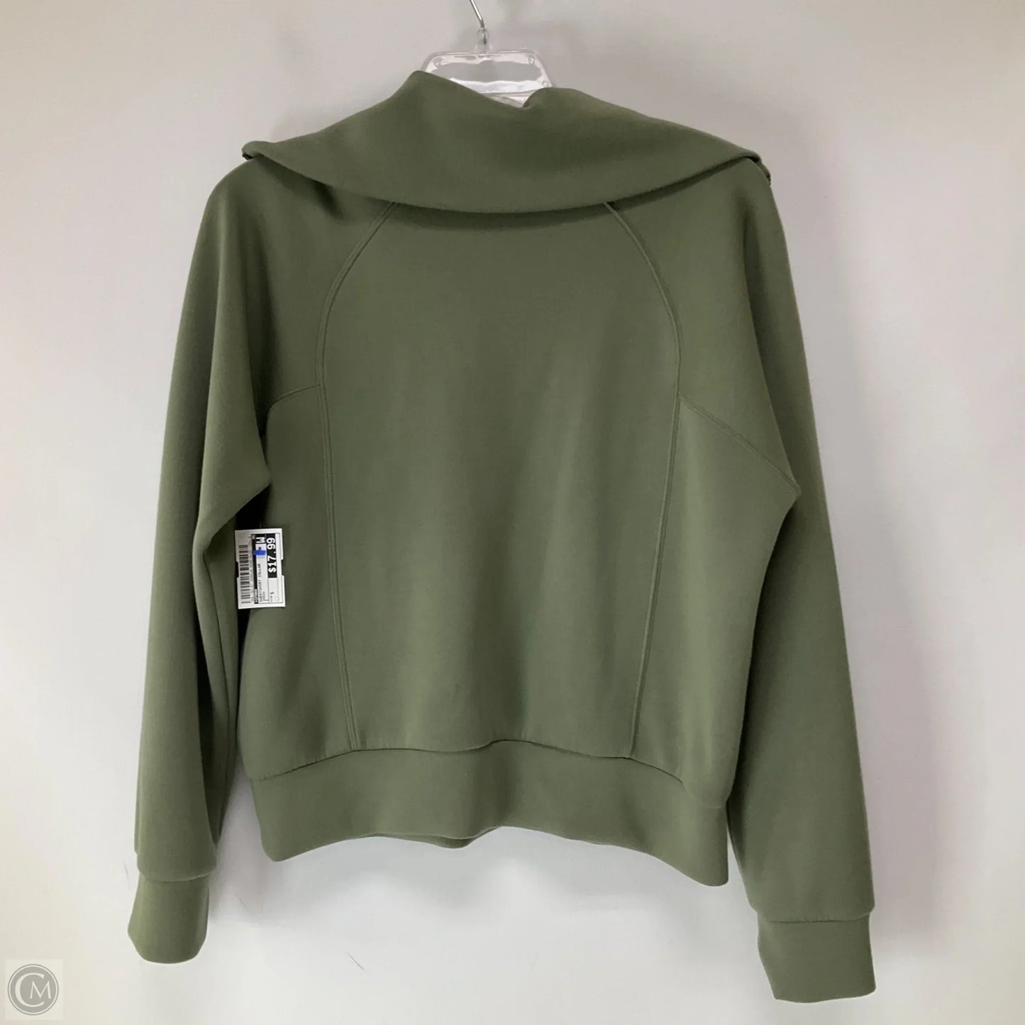 Sweatshirt Collar By Spanx In Green, Size: S