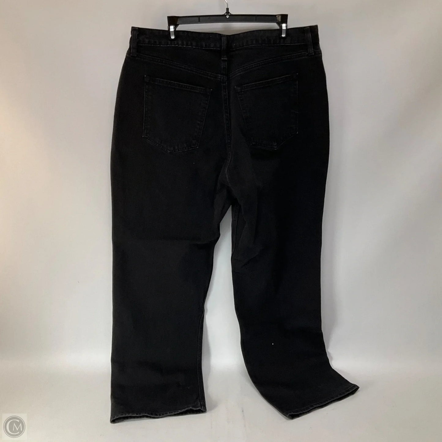 Jeans Boyfriend By Abercrombie And Fitch In Black Denim, Size: 16