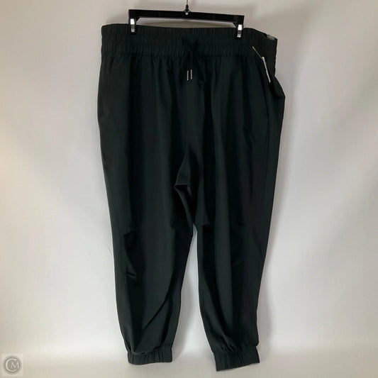 Athletic Pants By Abercrombie And Fitch In Black, Size: Xl