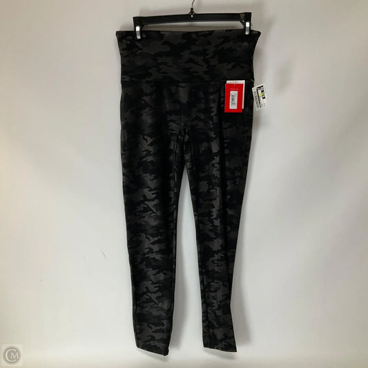 Athletic Leggings By Spanx In Black, Size: L