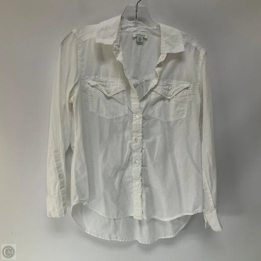 Top Long Sleeve By Sundance In White & Yellow, Size: Xs