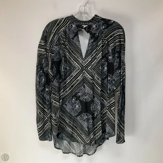 Top Long Sleeve By Free People In Black, Size: Xs