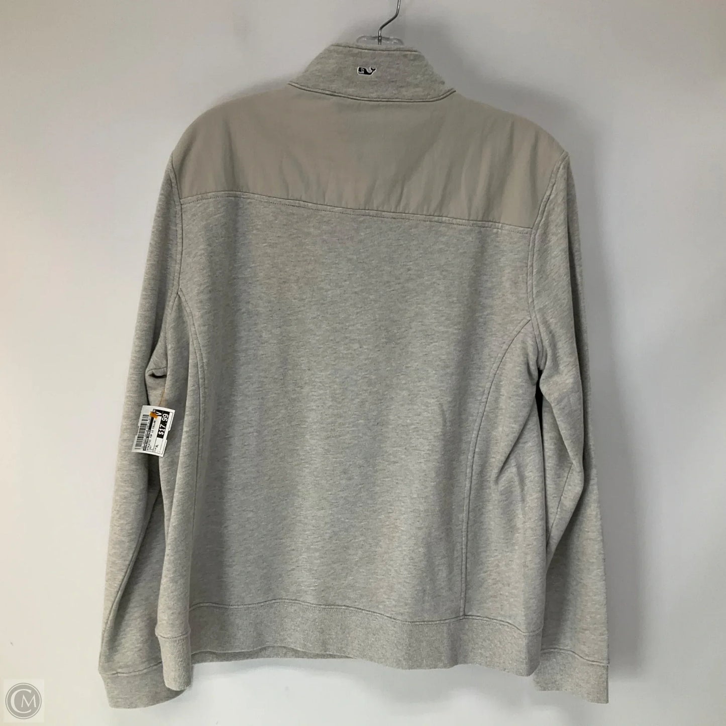 Athletic Top Long Sleeve Collar By Vineyard Vines In Grey, Size: Xl