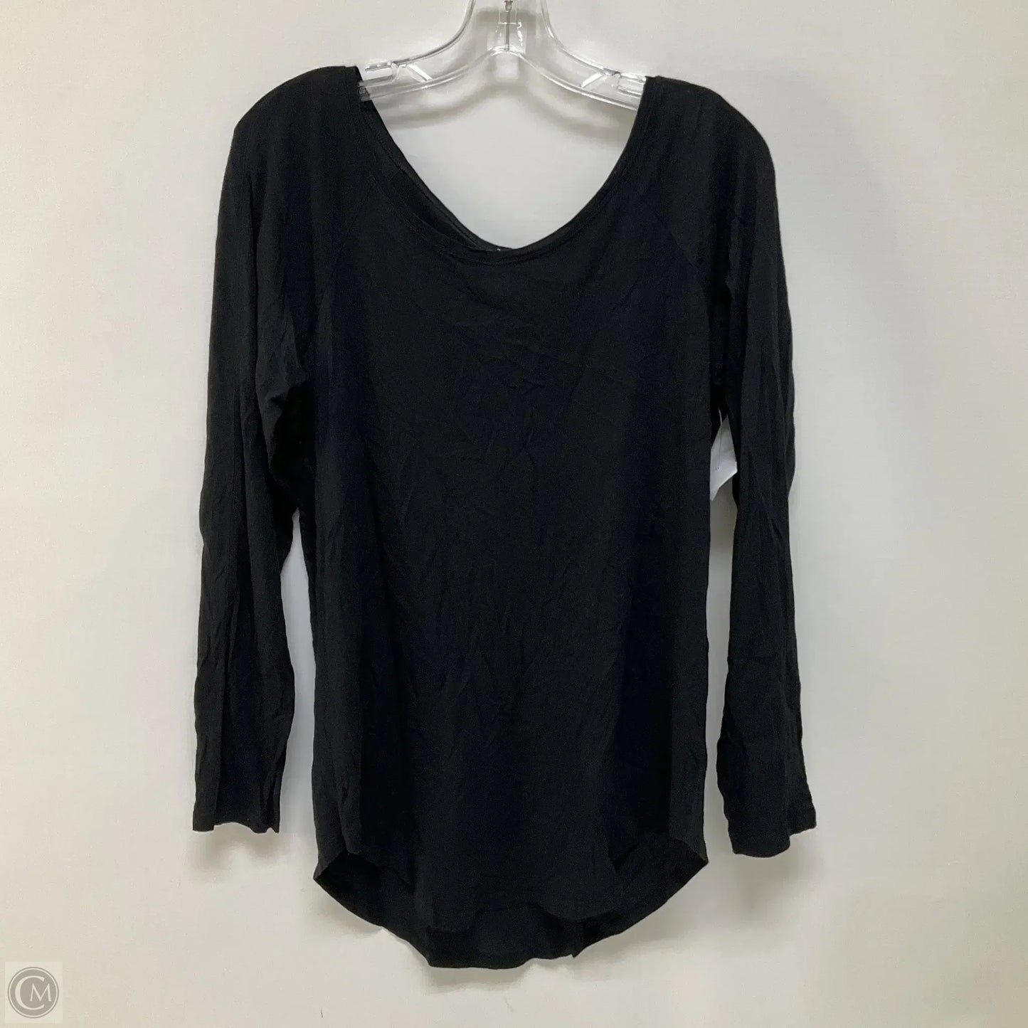 Top Long Sleeve By Lululemon In Black, Size: M