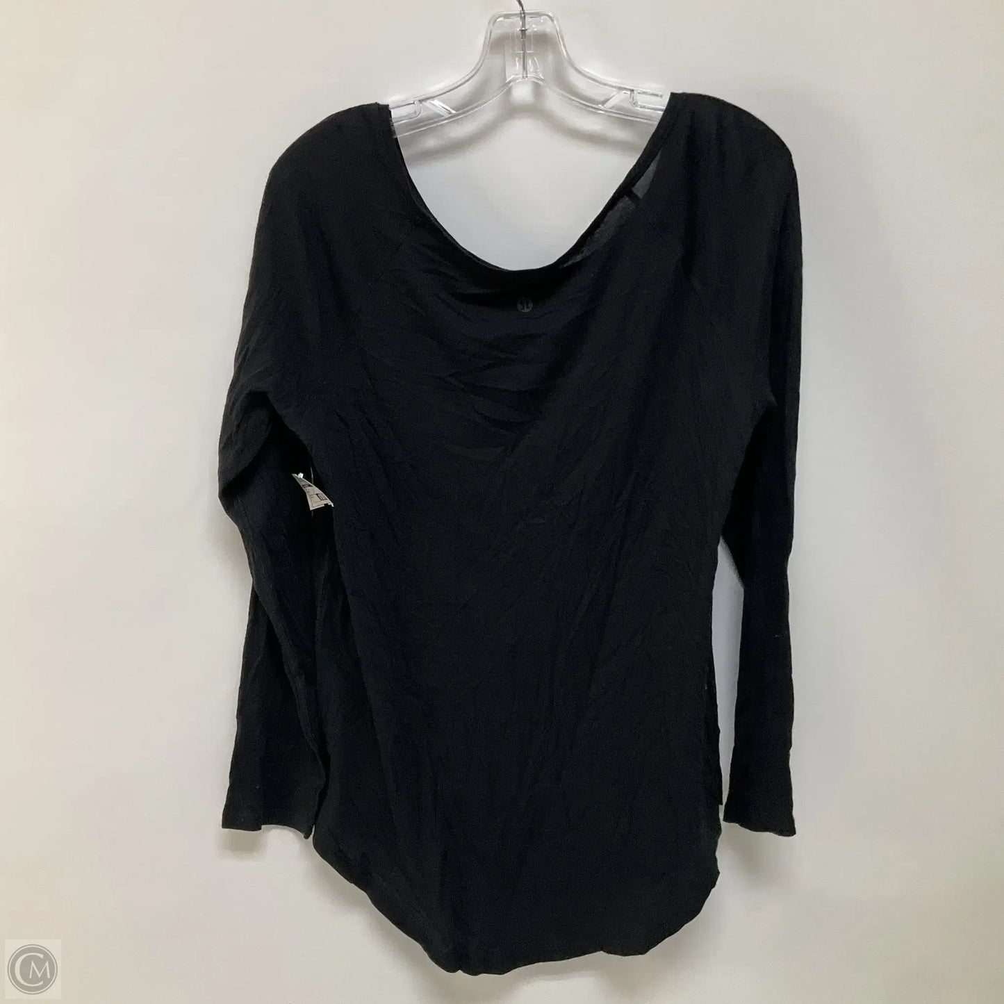 Top Long Sleeve By Lululemon In Black, Size: M