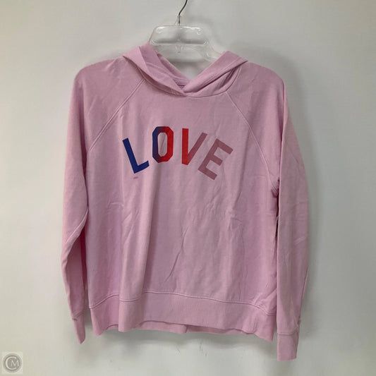 Sweatshirt Hoodie By Sundry In Pink, Size: S