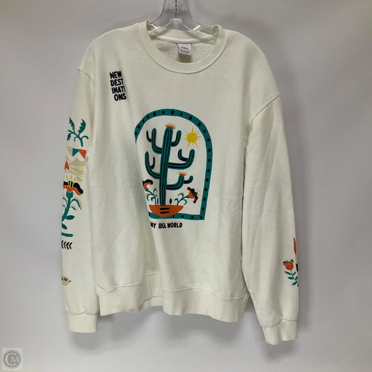 Sweatshirt Crewneck By Zara In Multi-colored, Size: L