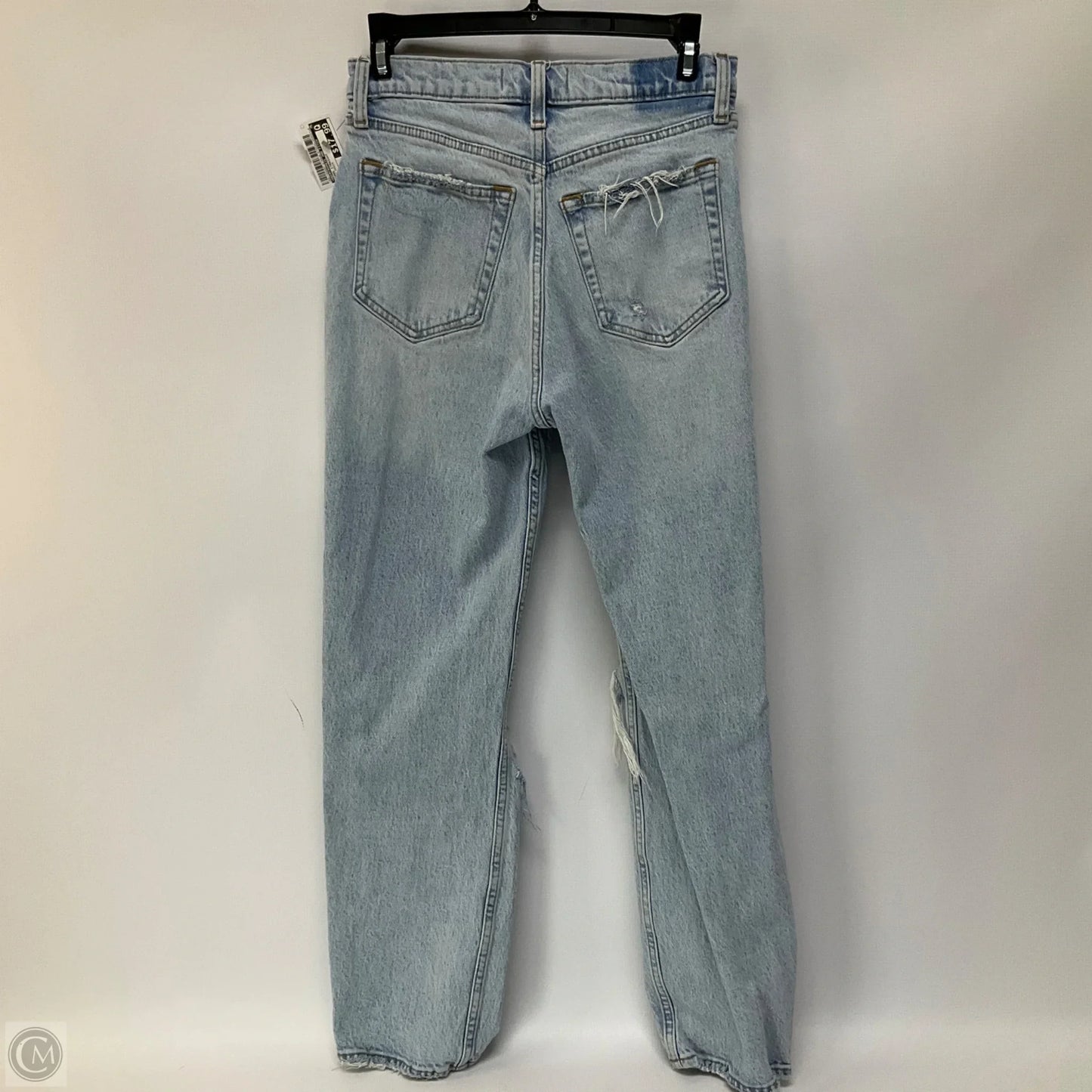 Jeans Straight By Abercrombie And Fitch In Blue Denim, Size: 0