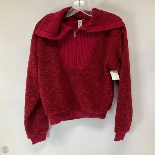 Sweatshirt Collar By Dolan Left Coast In Red, Size: S