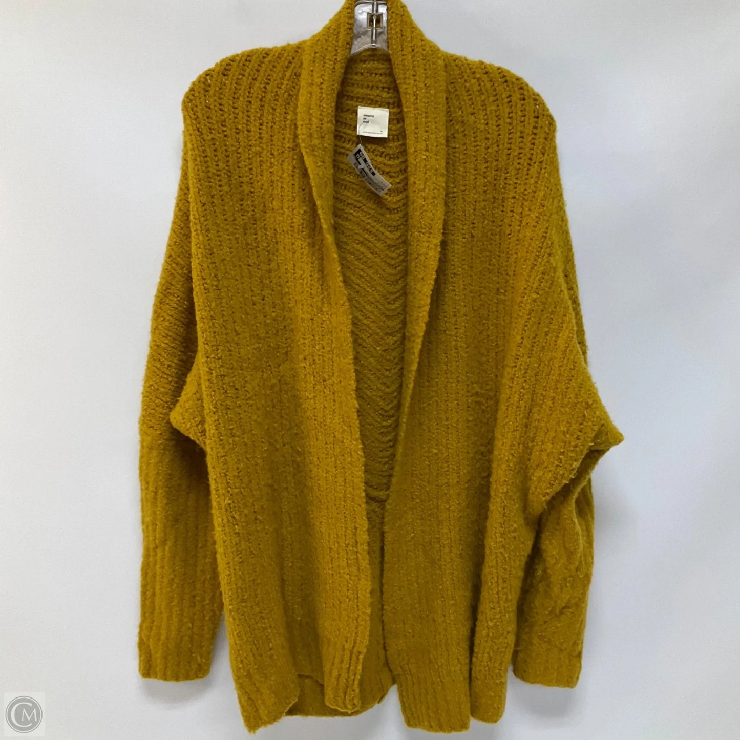 Sweater Cardigan By Anthropologie In Yellow, Size: S
