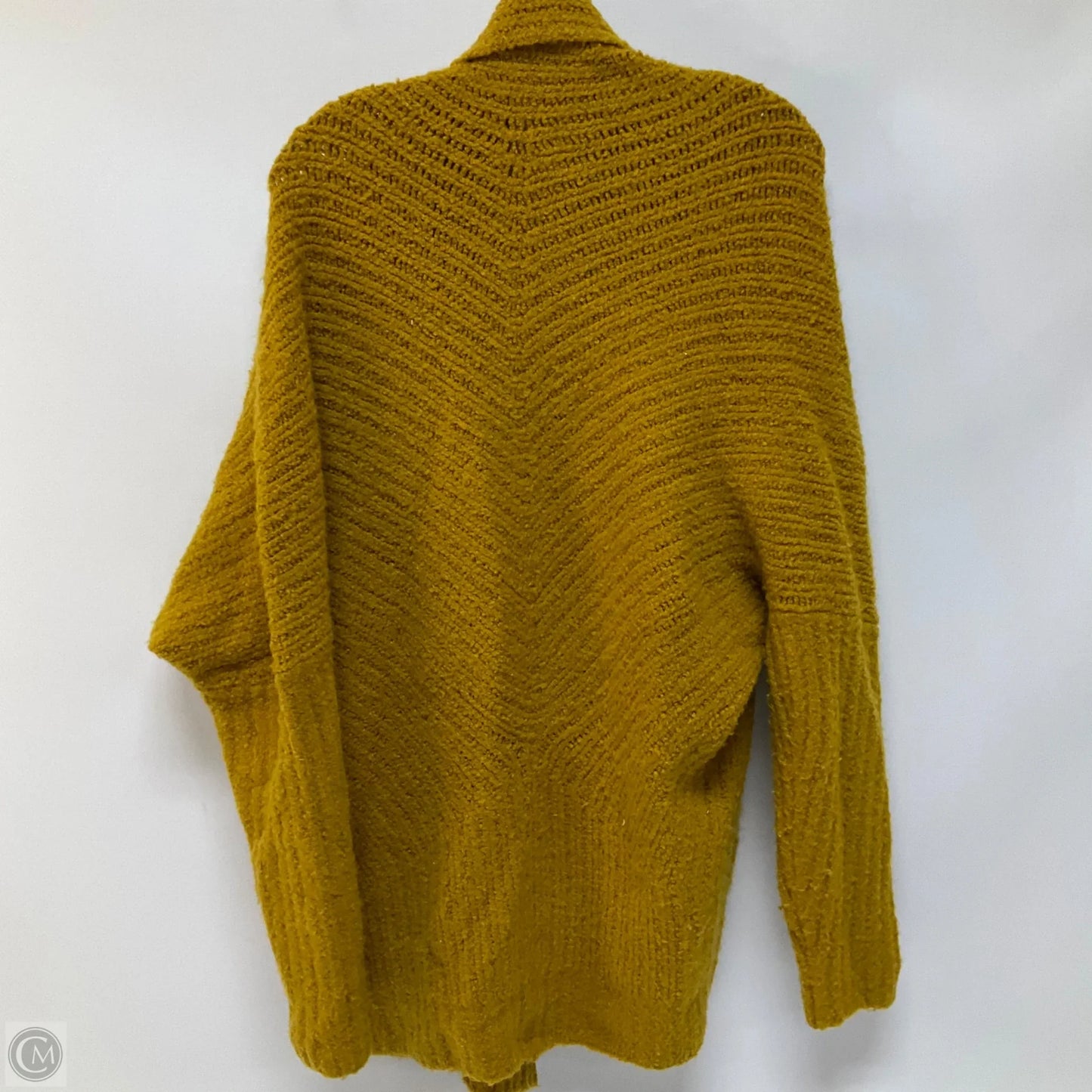 Sweater Cardigan By Anthropologie In Yellow, Size: S