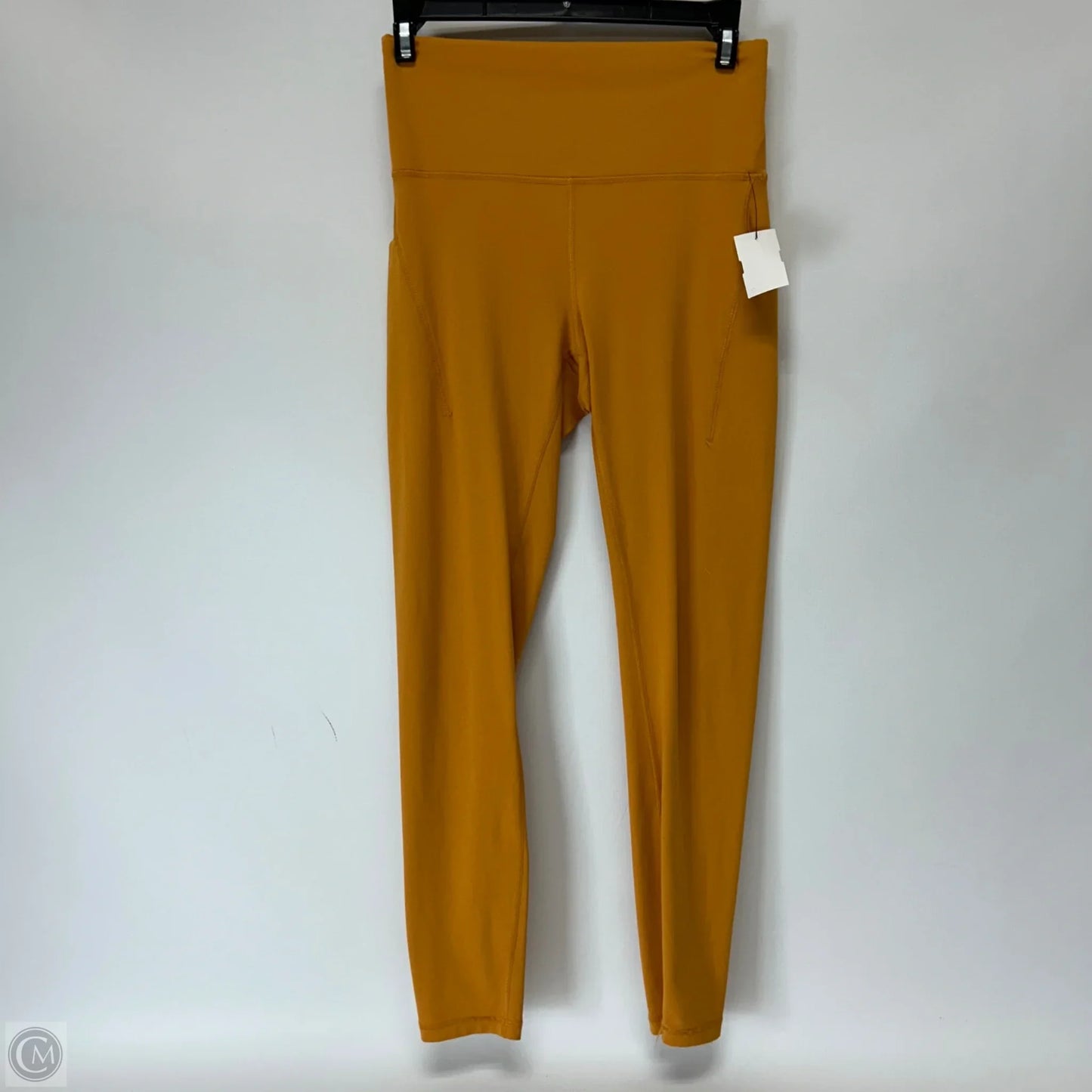 Athletic Leggings By Lululemon In Orange, Size: M