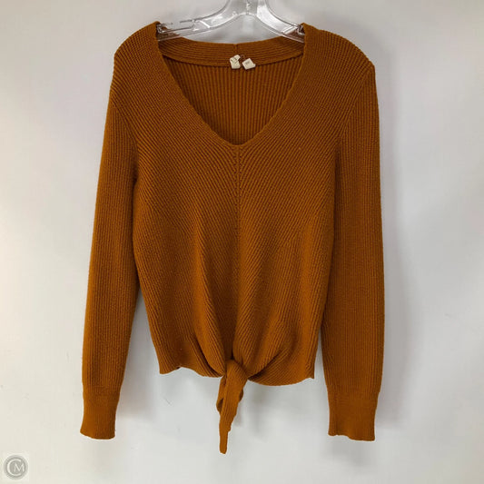 Sweater By Anthropologie In Orange, Size: S
