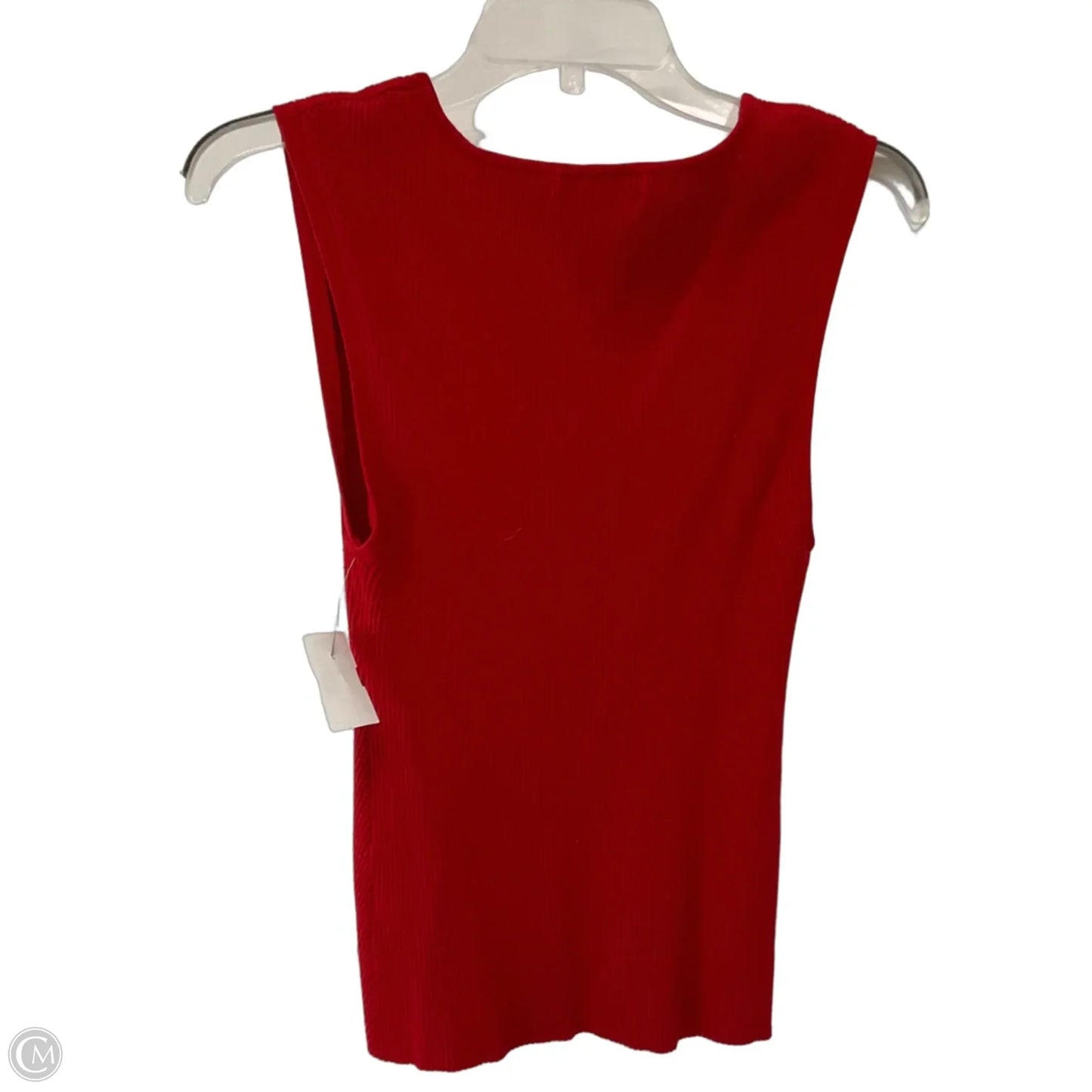 Top Sleeveless By Anthropologie In Red, Size: M