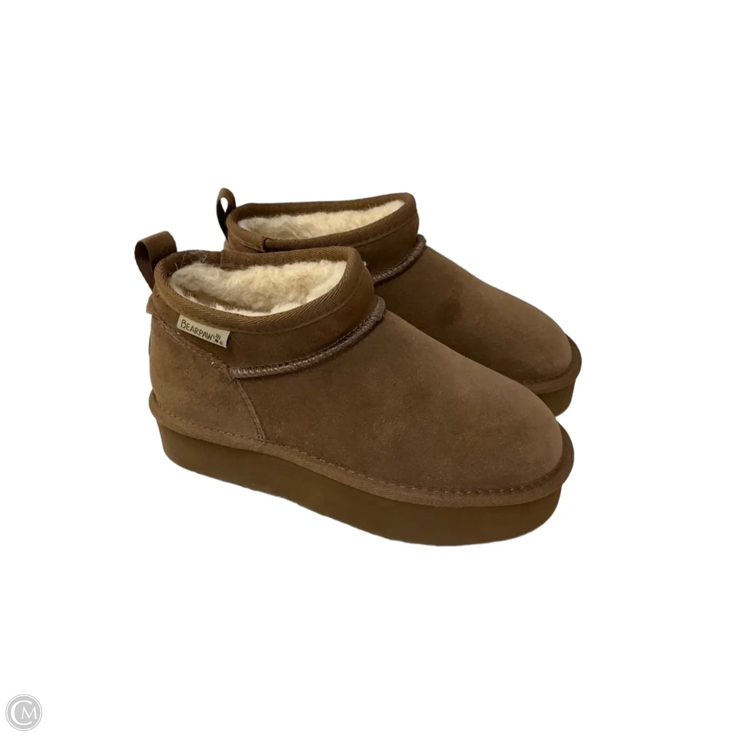 Boots Ankle Flats By Bearpaw In Brown, Size: 6