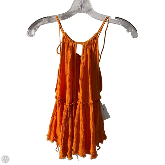 Top Sleeveless By Free People In Orange, Size: S