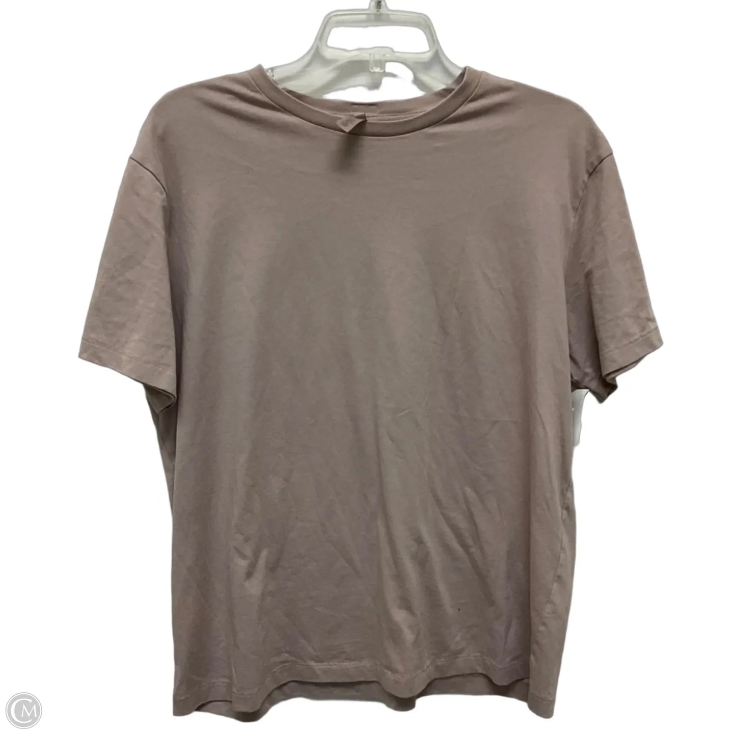 Top Short Sleeve Basic By Skims In Taupe, Size: M