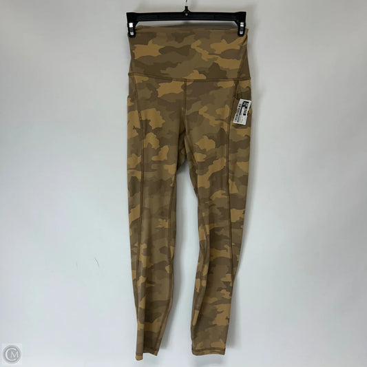 Athletic Leggings By Lululemon In Camouflage Print, Size: 4