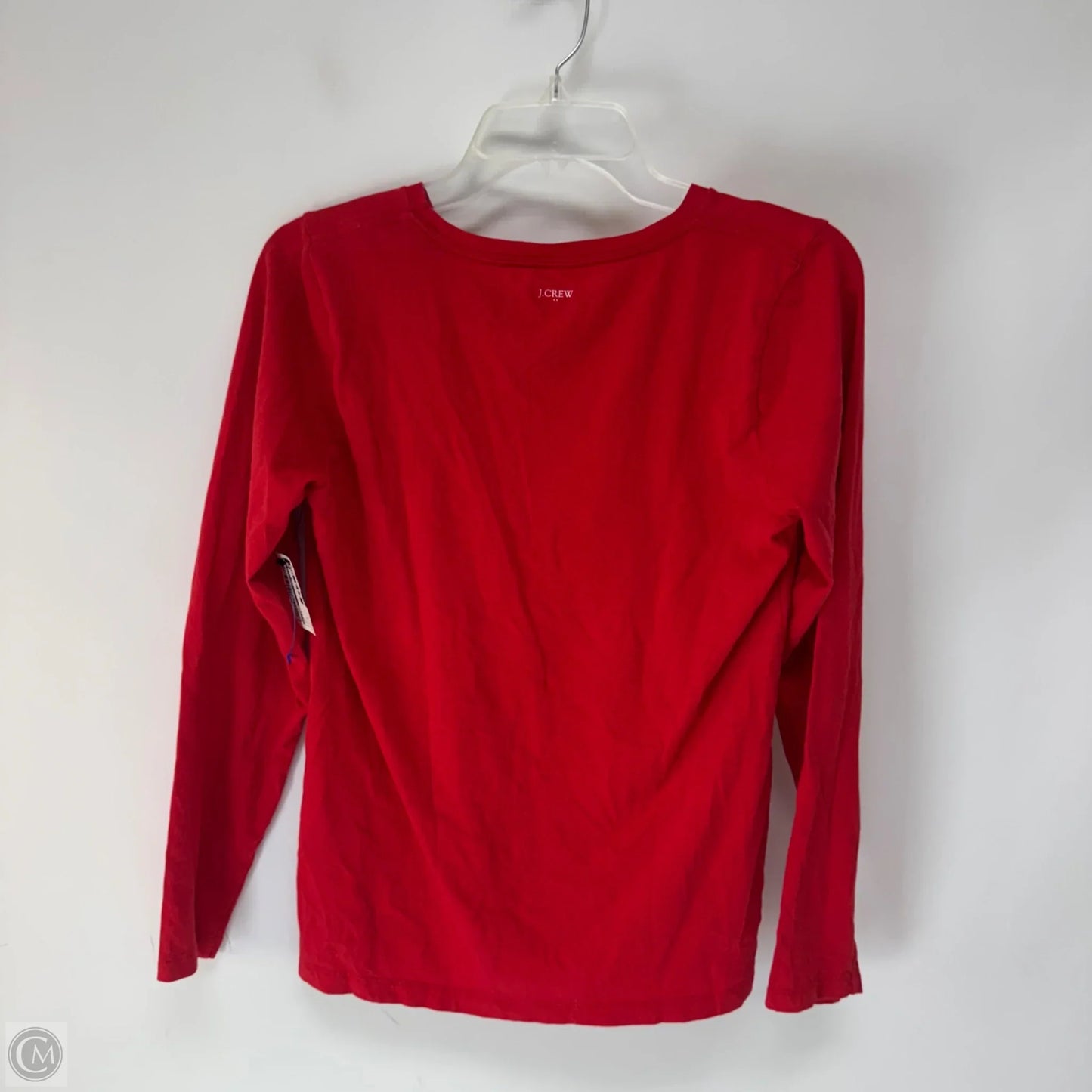 Top Long Sleeve By J. Crew In Red, Size: S