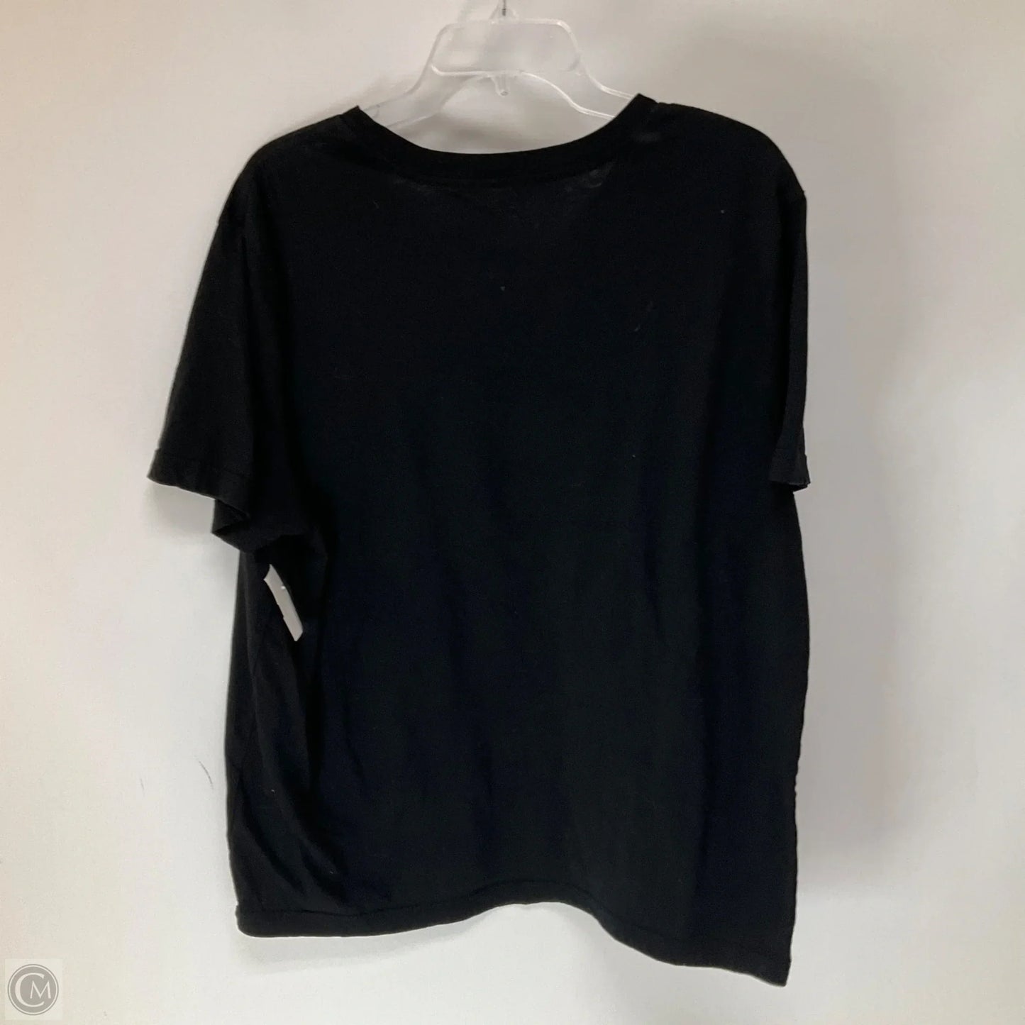 Top Short Sleeve By Arizona In Black, Size: 2x